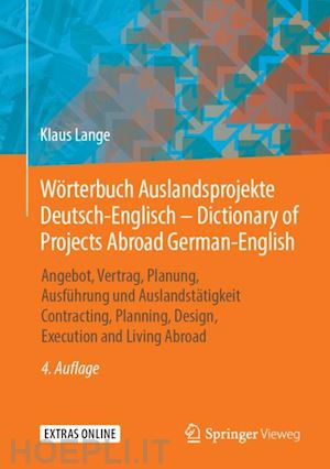 lange klaus - wörterbuch auslandsprojekte deutsch-englisch – dictionary of projects abroad german-english