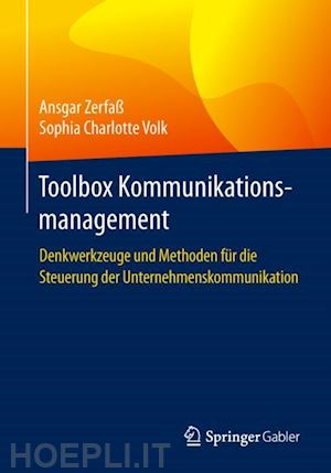 zerfaß ansgar; volk sophia charlotte - toolbox kommunikationsmanagement