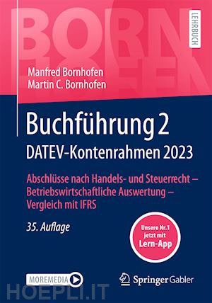 bornhofen manfred; bornhofen martin c. - buchführung 2 datev-kontenrahmen 2023