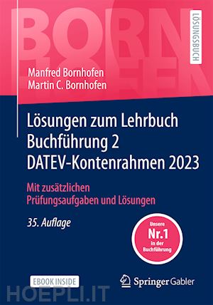 bornhofen manfred; bornhofen martin c. - lösungen zum lehrbuch buchführung 2 datev-kontenrahmen 2023