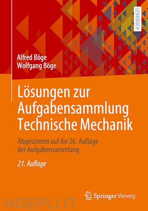 böge alfred; böge wolfgang - lösungen zur aufgabensammlung technische mechanik