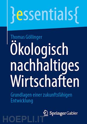 göllinger thomas - Ökologisch nachhaltiges wirtschaften