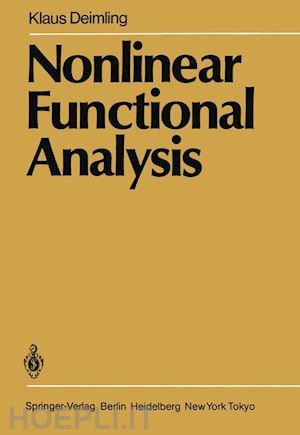 deimling klaus - nonlinear functional analysis