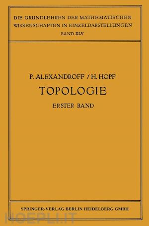 alexandroff paul; hopf h. - topologie i