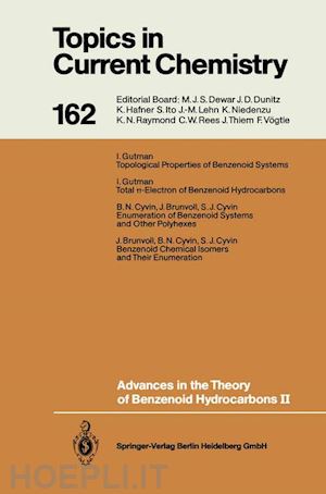 gutman ivan (curatore) - advances in the theory of benzenoid hydrocarbons ii