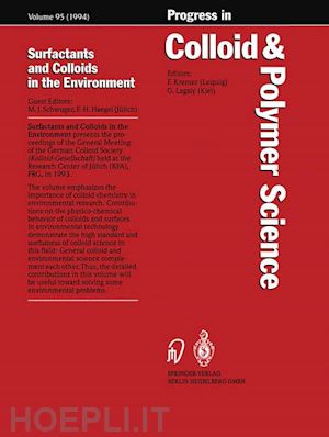 schwuger m. j. (curatore); haegel f. h. (curatore) - surfactants and colloids in the environment