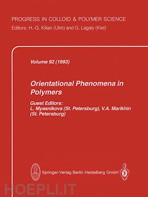  - orientational phenomena in polymers