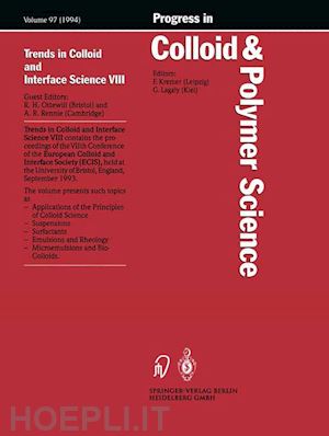  - trends in colloid and interface science viii
