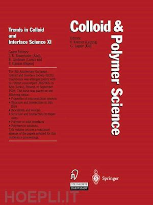  - trends in colloid and interface science xi
