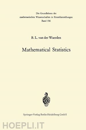waerden bartel leendert van der - mathematical statistics