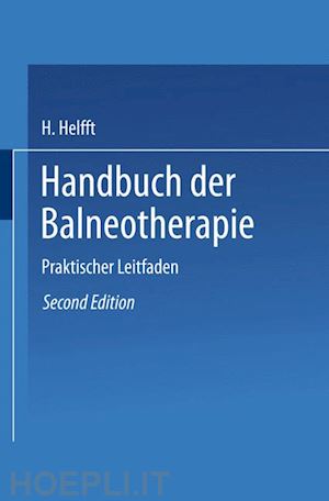helfft h. - handbuch der balneotherapie