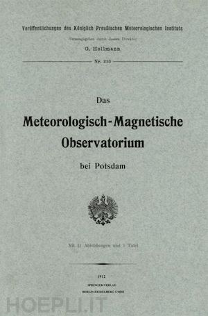 hellmann g. - das meteorologisch-magnetische observatorium bei potsdam