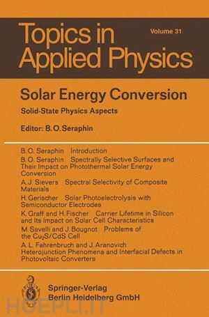 seraphin b.o. (curatore) - solar energy conversion