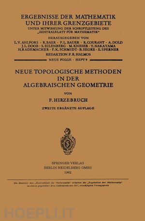 hirzebruch friedrich - neue topologische methoden in der algebraischen geometrie