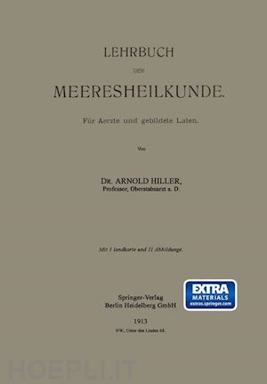 hiller arnold - lehrbuch der meeresheilkunde