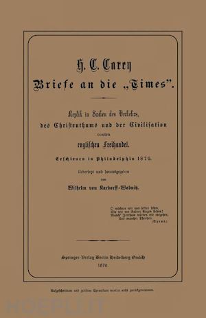 von kardorff-wabnitz wilhelm (curatore) - briefe an die „times”