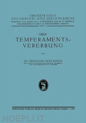 hoffmann hermann - Über temperamentsvererbung