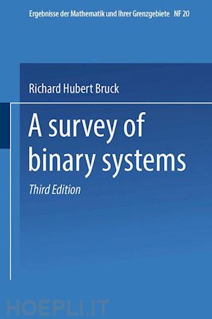 bruck richard hubert - a survey of binary systems