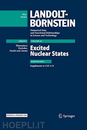 sukhoruchkin s.i.; soroko z.n.; schopper h. (curatore) - excited nuclear states