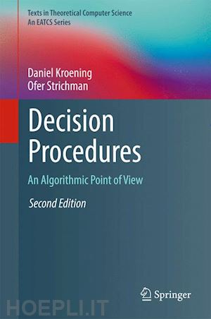 kroening daniel; strichman ofer - decision procedures