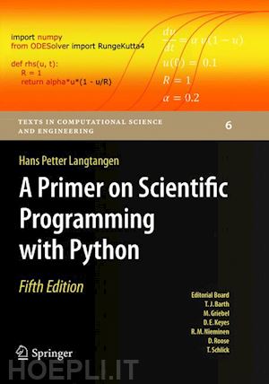 langtangen hans petter - a primer on scientific programming with python
