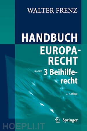 frenz walter - handbuch europarecht