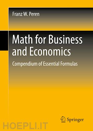 peren franz w. - math for business and economics