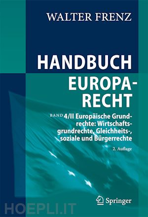 frenz walter - handbuch europarecht