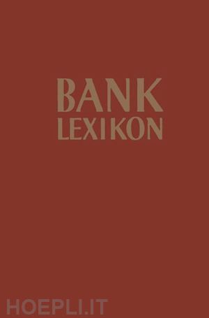 müller gerhard; löffelholz josef - bank-lexikon