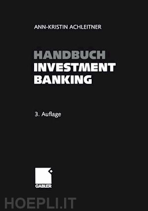 achleitner ann-kristin - handbuch investment banking