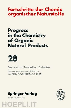  - fortschritte der chemie organischer naturstoffe / progress in the chemistry of organic natural products