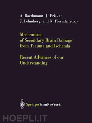 baethmann a. (curatore); eriskat j. (curatore); lehmberg j. (curatore); plesnila n. (curatore) - mechanisms of secondary brain damage from trauma and ischemia