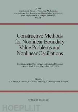 albrecht; collatz; kirchgÄssner - constructive methods for nonlinear boundary value problems and nonlinear oscillations