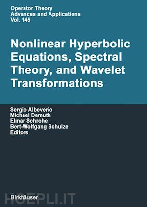 albeverio sergio (curatore); demuth michael (curatore); schrohe elmar (curatore); schulze bert-wolfgang (curatore) - nonlinear hyperbolic equations, spectral theory, and wavelet transformations