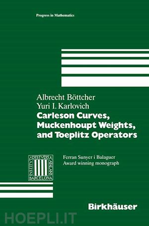 böttcher albrecht; karlovich yuri i. - carleson curves, muckenhoupt weights, and toeplitz operators