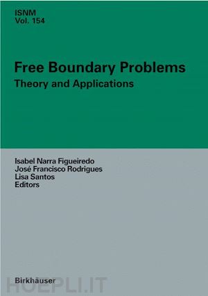figueiredo isabel narra (curatore); santos lisa (curatore) - free boundary problems