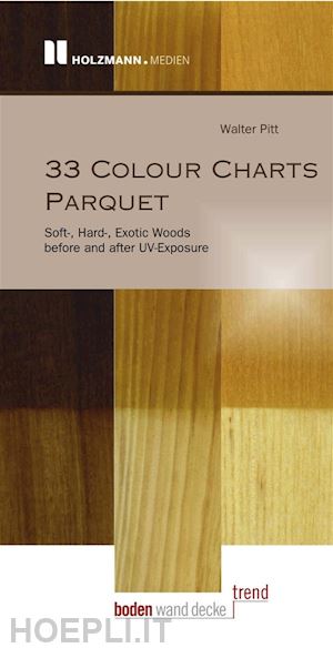 walter pitt - 33 colour charts parquet