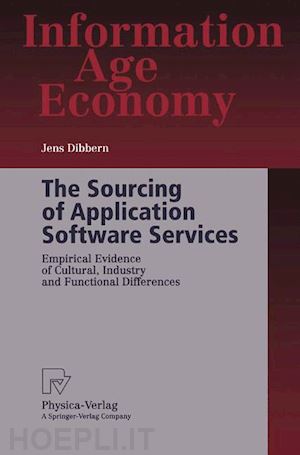 dibbern jens - the sourcing of application software services