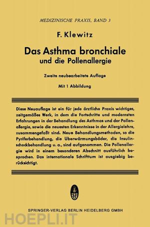 klewitz felix - das asthma bronchiale und die pollenallergie