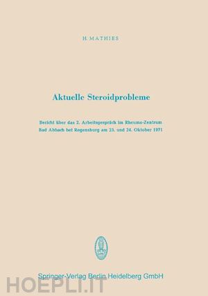 mathies hartwig (curatore) - aktuelle steroidprobleme