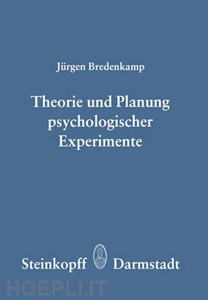 bredenkamp j. - theorie und planung psychologischer experimente