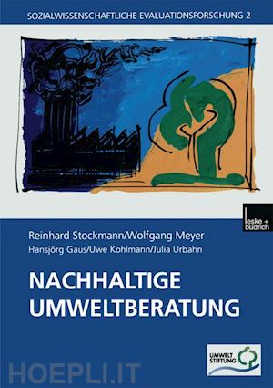 stockmann reinhard; meyer wolfgang; gaus hansjörg; kohlmann uwe; urban julia - nachhaltige umweltberatung