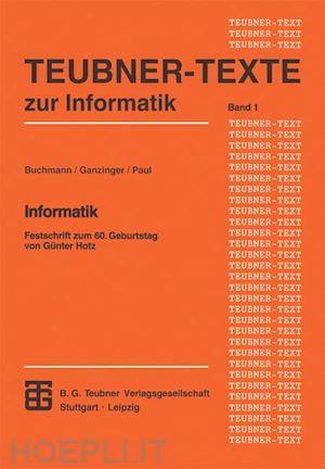 ganzinger harald; paul wolfgang j. - informatik