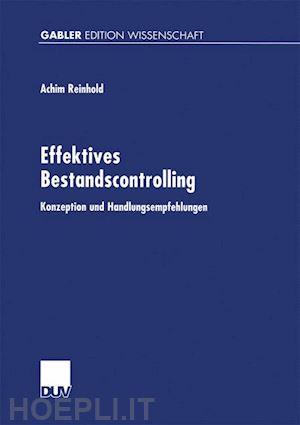 reinhold achim - effektives bestandscontrolling