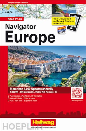aa.vv. - navigator europe 1:800.000. con contenuto digitale per download