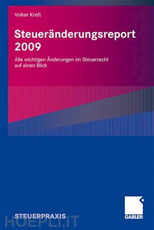 kreft volker - steueränderungsreport 2009