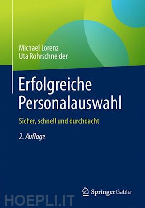 lorenz michael; rohrschneider uta - erfolgreiche personalauswahl