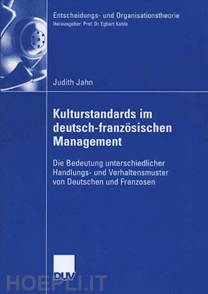 jahn judith - kulturstandards im deutsch-französischen management