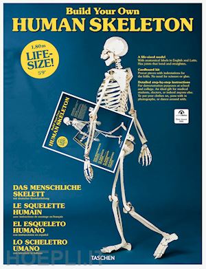  - build your own human skeleton. ediz. inglese, francese e tedesca