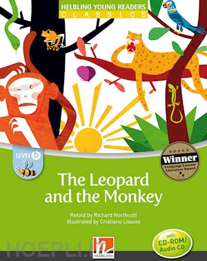 northcott richard - the leopard and the monkey. (level b - cefr: a1). con cd-rom